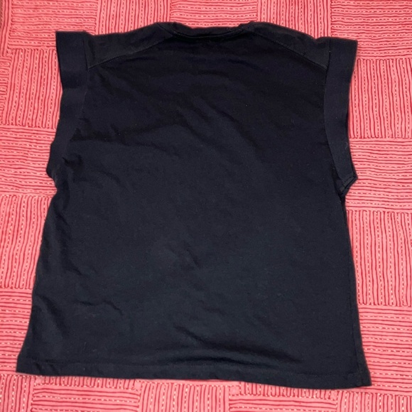 Zara dolman top Black Ribbed sleeve Tee - Picture 8 of 10